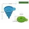 4 Pieces Small and Large, Kitchen Gadgets Accessories Foldable Silicone Collapsible Funnels for Filling Water Bottle Liquid Transfer Food Grade